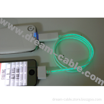 New Electroluminescent Light USB Cable for iPhone, iPad, iPod